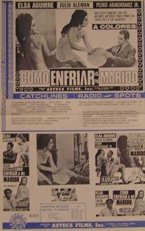 Imagen del vendedor de Como Enfriar a Mi Marido. Movie poster. (Cartel de la Pelcula). a la venta por Wittenborn Art Books