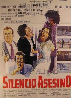 Imagen del vendedor de Silencio Asesino. Movie poster. (Cartel de la Pelcula). a la venta por Wittenborn Art Books