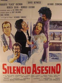 Imagen del vendedor de Silencio Asesino. Movie poster. (Cartel de la Pelcula). a la venta por Wittenborn Art Books