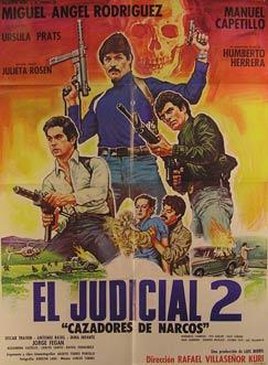 Image du vendeur pour El Judicial 2: Cazadores de Narcos. Movie poster. (Cartel de la Pelcula). mis en vente par Wittenborn Art Books