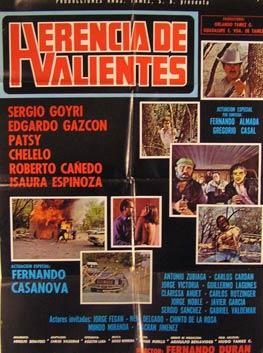 Imagen del vendedor de Herencia de Valientes. Movie poster. (Cartel de la Pelcula). a la venta por Wittenborn Art Books