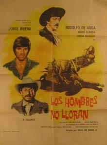 Imagen del vendedor de Los Hombres No Lloran. Movie poster. (Cartel de la Pelcula). a la venta por Wittenborn Art Books