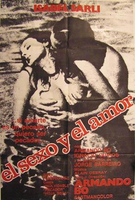 El Sexo y El Amor. Movie poster. (Cartel de la Película).