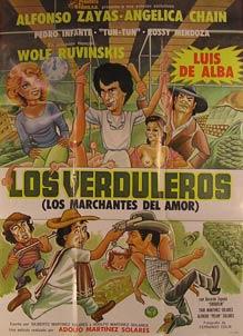 Los Verduleros (Los Marchantes del Amor). Movie poster. (Cartel de la Película).