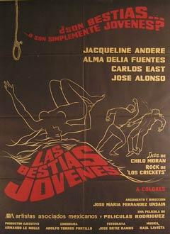 Bild des Verkufers fr Las Bestias Jovenes. Movie poster. (Cartel de la Pelcula). zum Verkauf von Wittenborn Art Books