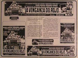 Imagen del vendedor de La Venganza del Rojo. Movie poster. (Cartel de la Pelcula). a la venta por Wittenborn Art Books