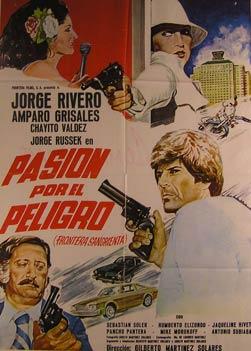 Imagen del vendedor de Pasion por el Peligro. Movie poster. (Cartel de la Pelcula). a la venta por Wittenborn Art Books