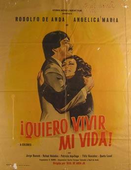 Imagen del vendedor de Quiero Vivir Mi Vida! Movie poster. (Cartel de la Pelcula). a la venta por Wittenborn Art Books