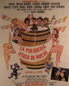 Imagen del vendedor de La Pulqueria Ataca de Nuevo. Movie poster. (Cartel de la Pelcula). a la venta por Wittenborn Art Books