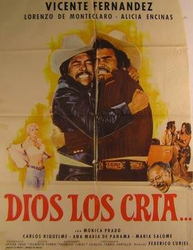 Imagen del vendedor de Dios Los Cria. Movie poster. (Cartel de la Pelcula). a la venta por Wittenborn Art Books