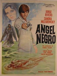 Bild des Verkufers fr Angel Negro. Movie poster. (Cartel de la Pelcula). zum Verkauf von Wittenborn Art Books