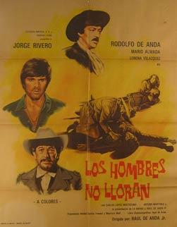 Imagen del vendedor de Los Hombres No Lloran. Movie poster. (Cartel de la Pelcula). a la venta por Wittenborn Art Books