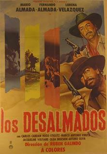 Imagen del vendedor de Los Desalmados. Movie poster. (Cartel de la Pelcula). a la venta por Wittenborn Art Books