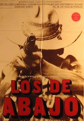 Image du vendeur pour Los de Abajo. Movie poster. (Cartel de la Pelcula). mis en vente par Wittenborn Art Books