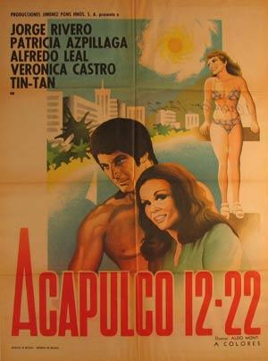 Imagen del vendedor de Acapulco 12-22. Movie poster. (Cartel de la Pelcula). a la venta por Wittenborn Art Books
