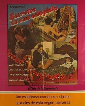 Secretos de una Colegiala (El Fin de la Inocencia). Movie poster. (Cartel de la Película).