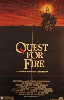 Image du vendeur pour Quest for Fire. Movie poster. (Cartel de la Pelcula). mis en vente par Wittenborn Art Books