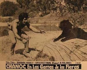 Seller image for Chanoc en las Garras de las Fieras. Movie poster. (Cartel de la Pelcula). for sale by Wittenborn Art Books