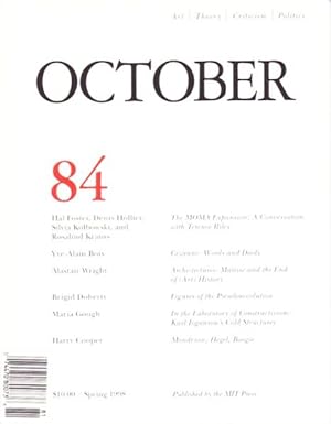 Imagen del vendedor de OCTOBER 84: ART/ THEORY/ CRITICISM/ POLITICS - SPRING 1998 a la venta por Arcana: Books on the Arts