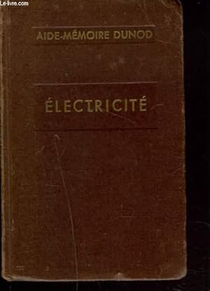 Image du vendeur pour ELECTRICITE mis en vente par Le-Livre