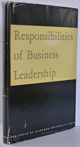 Image du vendeur pour The Responsibilities of business leadership mis en vente par Sekkes Consultants