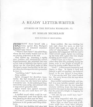 Image du vendeur pour A Ready Letter Writer. Stories Of The Nevada Madigans V mis en vente par Legacy Books II