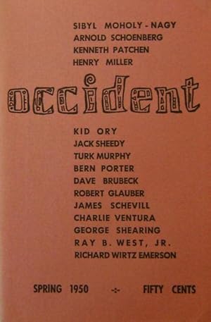 Seller image for Occident Spring 1950 for sale by Derringer Books, Member ABAA