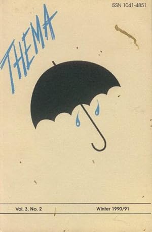 Bild des Verkufers fr Thema Vol. 3, No. 2: Nothing Ever Happened to Him/Her But the Weather zum Verkauf von Paperback Recycler