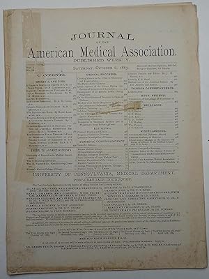 The Journal of the American Medical Association: Vol. I, No. 13 - Saturday, October 6, 1883.