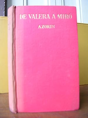 Imagen del vendedor de DE VALERA A MIRO a la venta por LLIBRES del SENDERI
