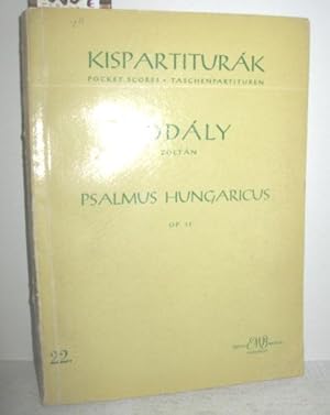 Bild des Verkufers fr Psalmus Hungaricus Op. 13 fr Tenorsolo, Chor und Orchester zum Verkauf von Antiquariat Zinnober