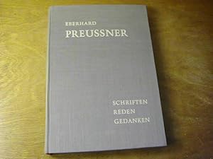Seller image for Schriften - Reden - Gedanken : eine Auswahl for sale by Antiquariat Fuchseck