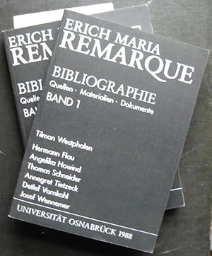 Erich Maria Remarque, Bibliographie: Quellen, Materialen, Dokumente