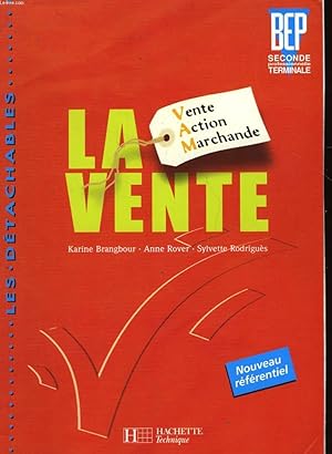 Image du vendeur pour LA VENTE - BEP SECONDE PROFESSIONNELLE TERMINALE mis en vente par Le-Livre