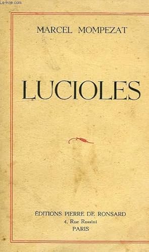 Bild des Verkufers fr LUCIOLES zum Verkauf von Le-Livre