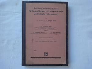 Image du vendeur pour Anleitung Und Indikationen Fr Bestrahlung Mit Der Quarzlampe. "Knstliche Hhensonne" mis en vente par Malota