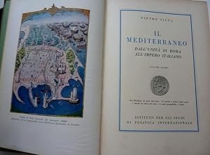 "IL MEDITERRANEO DALL'UNITA' D'ITALIA ALL'IMPERO ROMANO Volume Primo. 334 Illustrazioni in nero,2...