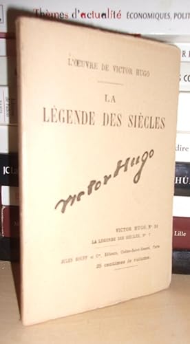 Immagine del venditore per L'Oeuvre De Victor Hugo - Tome 51 : La Lgende Des Sicles N7 venduto da Planet's books