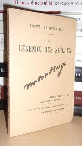 Immagine del venditore per L'Oeuvre De Victor Hugo - Tome 59 : La Lgende Des Sicles N15 venduto da Planet's books