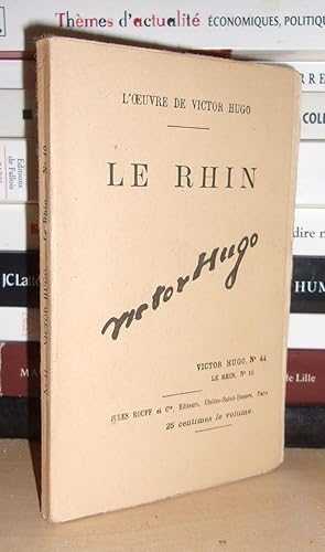 Image du vendeur pour L'Oeuvre De Victor Hugo - Tome 44 : Le Rhin N10 mis en vente par Planet's books