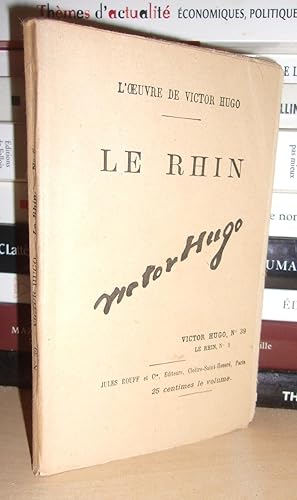 Image du vendeur pour L'Oeuvre De Victor Hugo - Tome 39 : Le Rhin N5 mis en vente par Planet's books