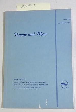 Seller image for Namib Und Meer - Band 3, Oktober 1972 for sale by Antiquariat Trger