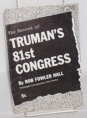 The Record of Truman's 81st Congress