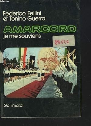 Seller image for AMARCORD JE ME SOUVIENS for sale by Le-Livre