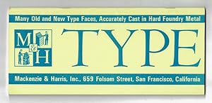 Type: many old and new type faces, accurately cast in hard foundry metal [cover title]