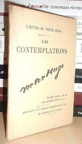Image du vendeur pour LES CONTEMPLATIONS N° 3 - L'Oeuvre De Victor Hugo - T82: Les Contemplations N°3 mis en vente par Planet'book