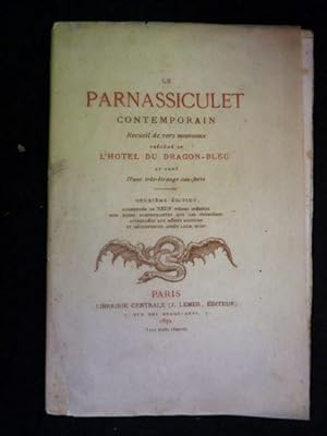 Imagen del vendedor de Le Parnassiculet contemporain prcd de L'htel du dragon-bleu a la venta por Librairie Le Feu Follet