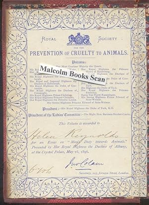 Yeast; a problem (1896 Prize presented to Helen Reynolds by Her Royal Highness The Duchess of Alb...