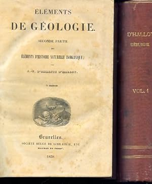 Image du vendeur pour Introduction a la Gologie. Premire partie des lements d'Histoire Naturelle Inorganique, contenant des notions d'Astronomie, de Mtorologie et de Minralogie. 3e dition, avec un Atlas de 3 tableaux et 17 planches mis en vente par Gilibert Libreria Antiquaria (ILAB)