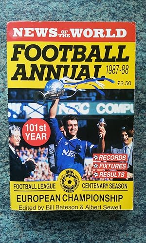 Seller image for NEWS OF THE WORLD FOOTBALL ANNUAL 1987-88 for sale by Ron Weld Books